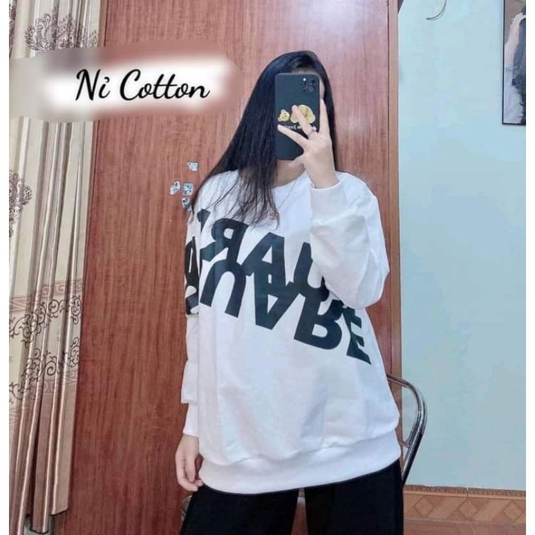 [Rẻ Vô Địch] Áo swt nỉ cổ tròn cotton tay bồng ------- ÁO SWEATER CHỮ CHÉO NGỰC | BigBuy360 - bigbuy360.vn