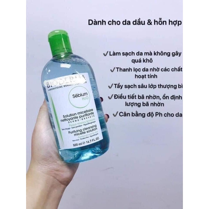 [Mã 44FMCGSALE1 giảm 10% đơn 250K] NƯỚC TẨY TRANG BIO.DER.MA 500ml