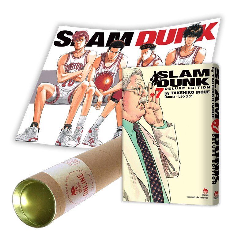 Sổ Slam Dunk 2 bìa nguyên seal 1 2 3 4 5 6