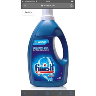 Gel rửa bát Finish Calgonit 1,5L Power Gel Nhập khẩu Châu âu
