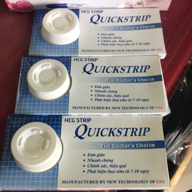 Que Thử Thai Quickstrip Combo 12 Que - Phát Hiện Thai Sớm