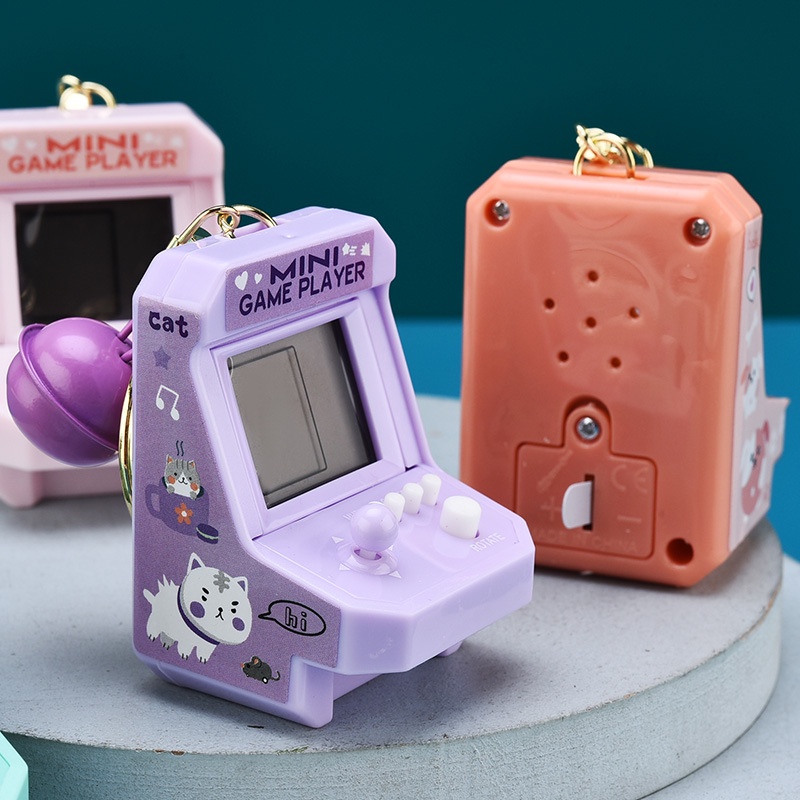 Móc Khóa Hình Máy Chơi Game Tetris Mini Cầm Tay Cổ Điển Sáng Tạo Trang Trí Ba Lô / Túi Xách / Balo Cho Học Sinh