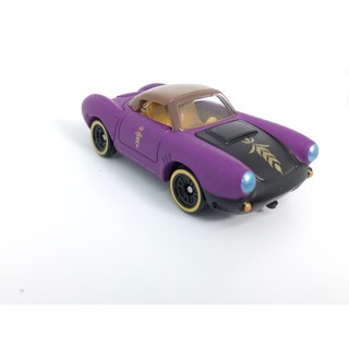 Xe Tomica Disney Anna màu tím tháo được nắp xe - Có tặng hộp nhựa bảo quản xe
