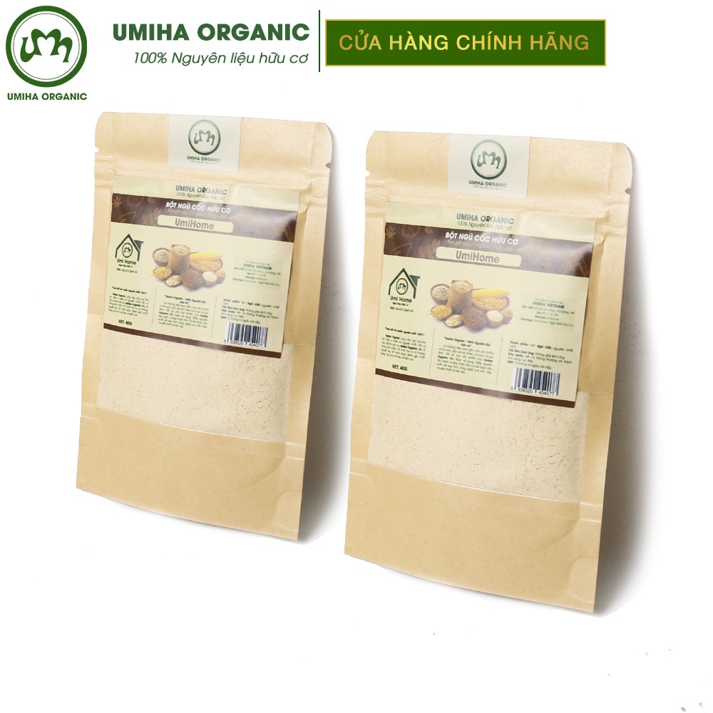 Bột Ngũ Cốc Đắp Mặt Nạ Hữu Cơ Umiha Nguyên Chất | Cereal 100% Organic 135g