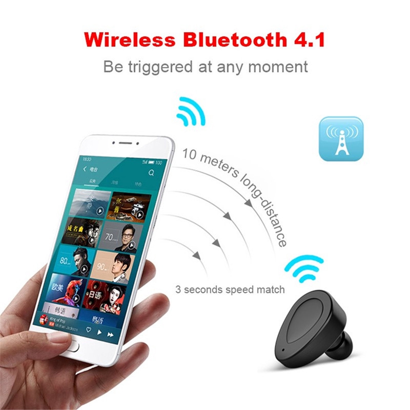 Tai Nghe Bluetooth Không Dây Mini K2 Tws Có Mic Kèm Hộp Sạc Cho Điện Thoại Thông Minh