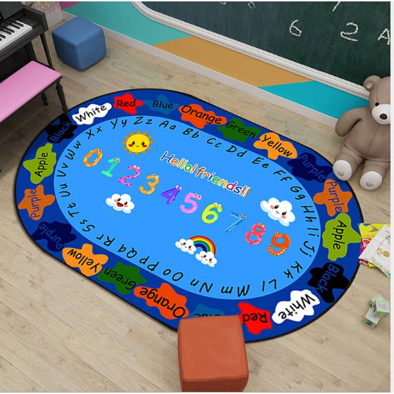 Thảm circle Montessori cao cấp kích thước 2mx3m