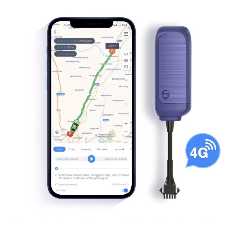 Thiết bị định vị ô tô R12L công nghệ 4G siêu tốt CenteR GPS