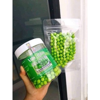 Viên mầm hồng sâm matcha trắng da hộp 500gr