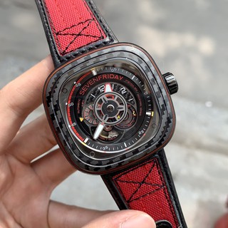 Đồng Hồ Nam [Sevenfriday - P3C/04] - Automatic - Hộp Gỗ, Sách, Thẻ Bảo Hành 2 năm , Khăn, Dây Cao Su Cao Cấp Tặng Kèm