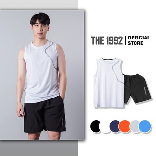 Bộ đồ tập thể thao THE 1992 Bộ sát nách thun lạnh 6 màu 803
