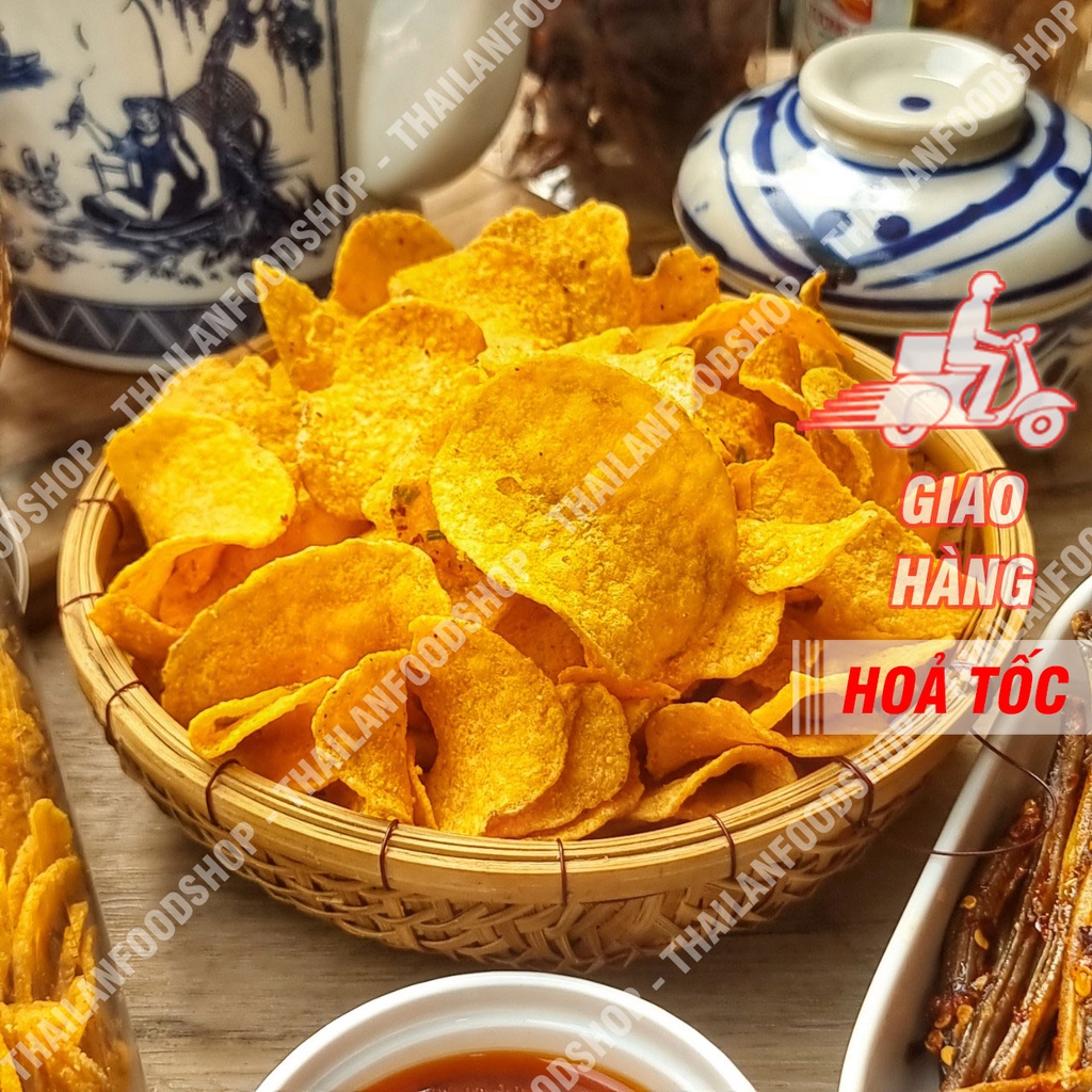 Khoai Tây Lát Chiên Mắm Hành Lon 200gr