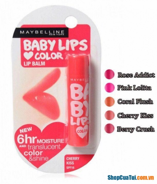 💄SON DƯỠNG ẨM CÓ MÀU baby lips maybeline siêu đẹp 🍒