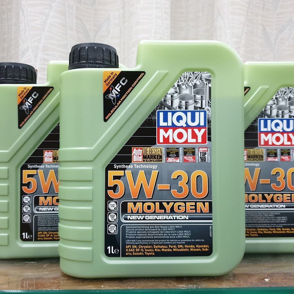 NHỚT LIQUI MOLY MOLYGEN 5W30, 5W40 - Nhớt xe tay ga FULL TỔNG HỢP cao cấp