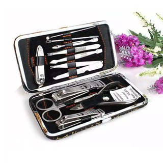 Bộ kìm cắt móng tay xuất Hàn Quốc - bộ kìm bấm móng tay 12 chi tiết - Kìm cắt móng tay