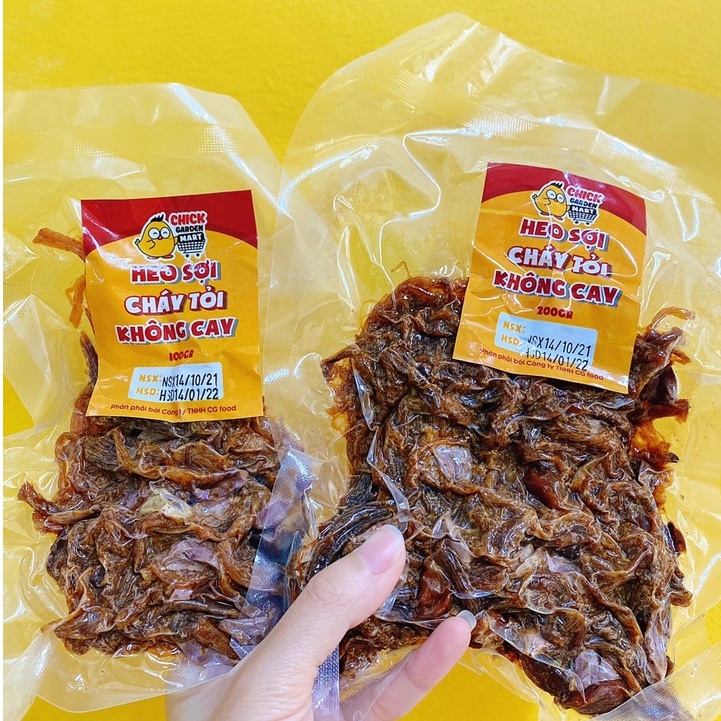 Heo Cháy Tỏi - Heo Sợi Cháy Tỏi Không Cay 200 Gr Chick Garden | BigBuy360 - bigbuy360.vn