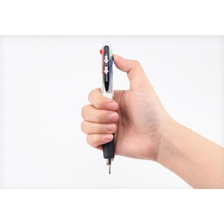COMBO 5 bút bi 4 màu ngòi 0.7mm Agile Baoke B48
