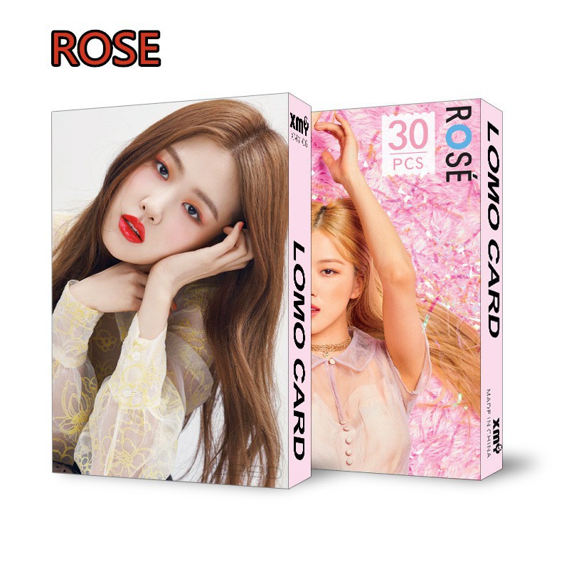 Bộ 30 ảnh card ảnh lomo Blackpink Jennie Jisoo Lisa Rose