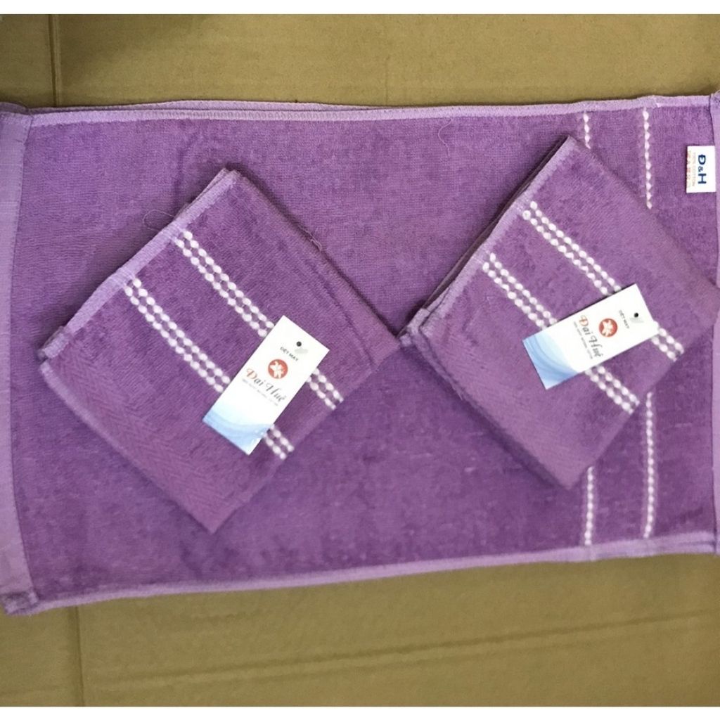 Khăn mặt cao cấp cotton Đại Huệ xuất khẩu DH19