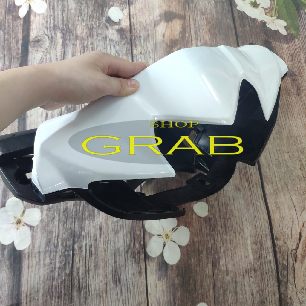 Bộ ốp đầu dành cho xe Wave S110  - RS 110 gồm 3 món : mào , ốp đầu và gáy đen