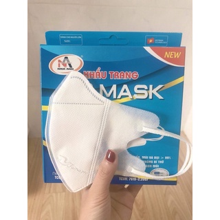 10 cái Khẩu Trang 5D Mask Nam Anh Famapro Quai Thun