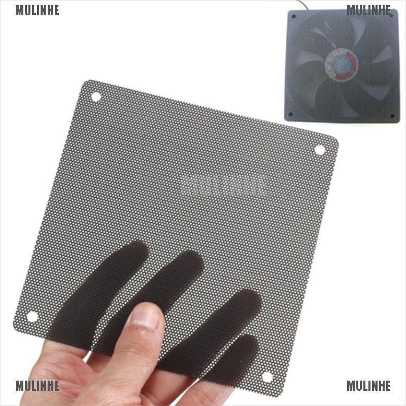 Bộ 5 Tấm Lưới Lọc Bằng Nhựa PVC Màu Đen 120mm Chống Bụi Cho Quạt Máy Tính