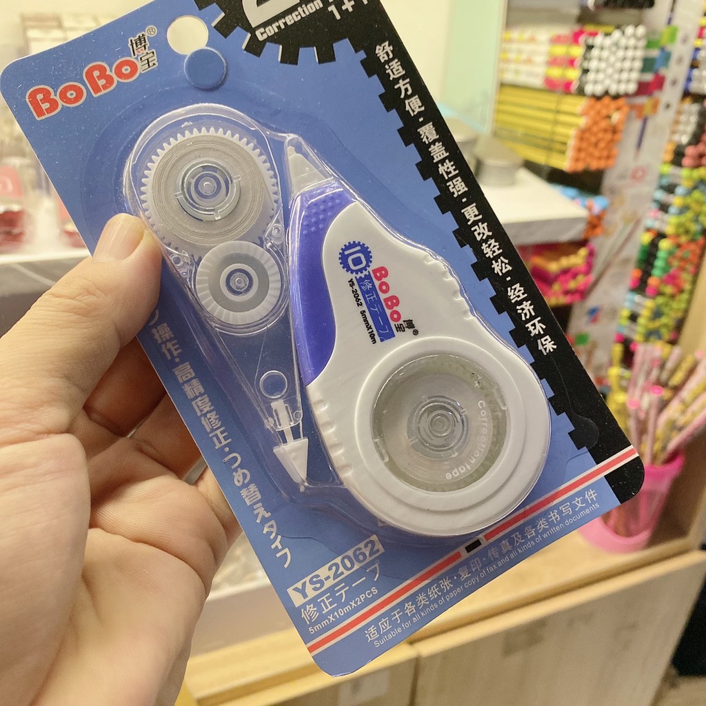 Bút xóa kéo cute dành cho Học Sinh - Sinh Viên, Băng kéo trơn đều tay cho nét xóa đẹp.