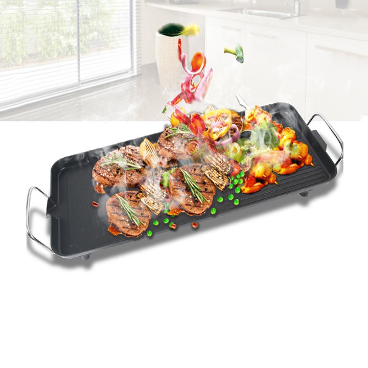 Bếp Nướng BBQ Điện Mặt bếp Chống Dính Tốc Độ Nướng Nhanh