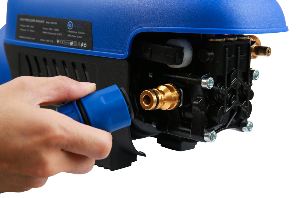 Máy xịt rửa xe cao áp cảm ứng từ Kachi MK164 1400W