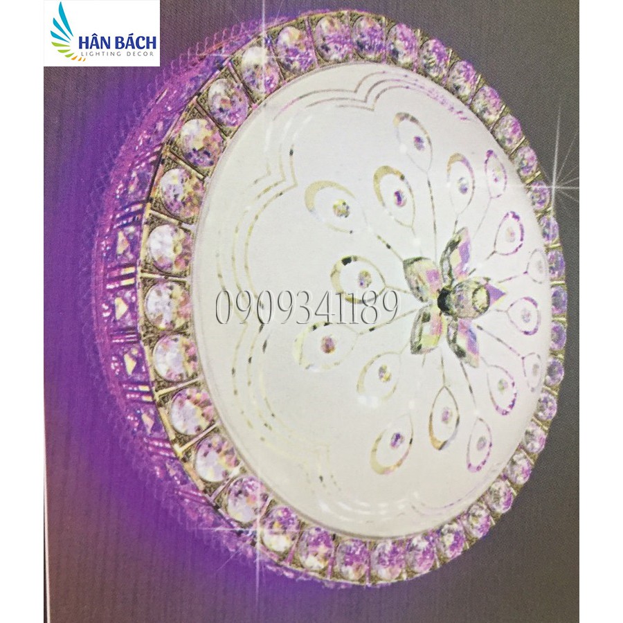 đèn mâm led gắn trần - đèn ốp trần led - Đèn mâm led GIÁ RẺ 3 chế độ ánh sáng