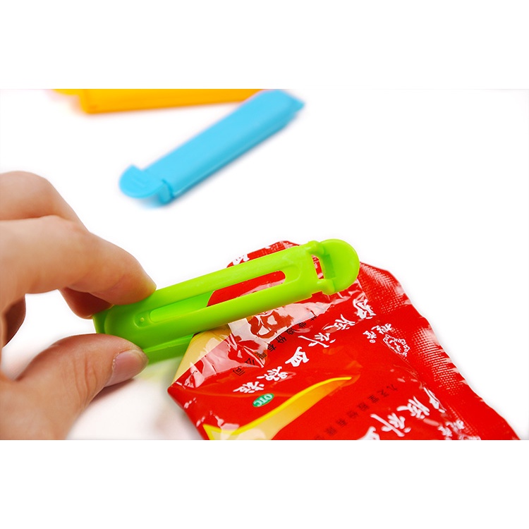 5 Kẹp Nhựa, Niêm Phong Túi Đồ Ăn, Thực Phẩm Tiện Lợi, Miệng Túi Kín Khí !00%, Bảo Vệ An Toàn Thực Phẩm