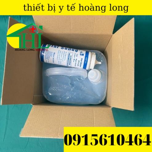 gel triệt lông,Gel siêu âm Star Sonog can 5 lít màu xanh