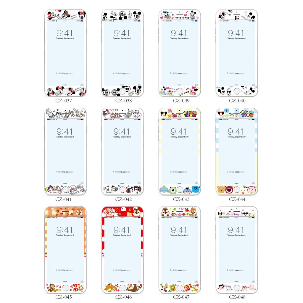 Kính Cường Lực Bảo Vệ Màn Hình In Hình Cậu Bé Bút Chì Shin Đáng Yêu Cho Iphone 6 / 7 / 8 / 6s Plus