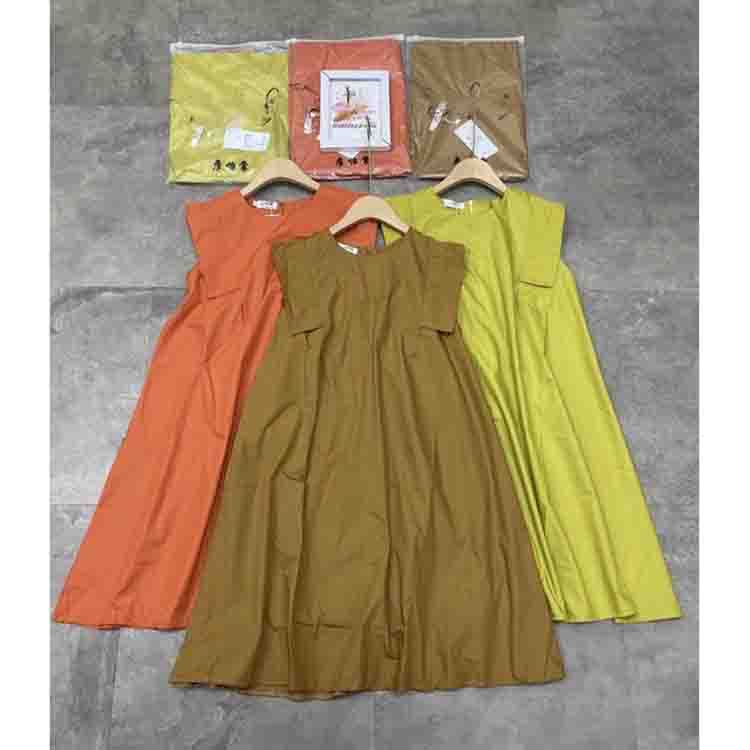 Đầm thô babydoll 3 màu Váy suông tay cánh tiên siêu xinh
