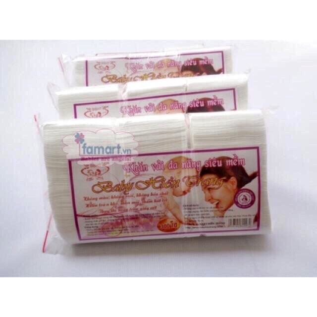 Khăn vải khô đa năng hiền trang 200g gói 150 tờ