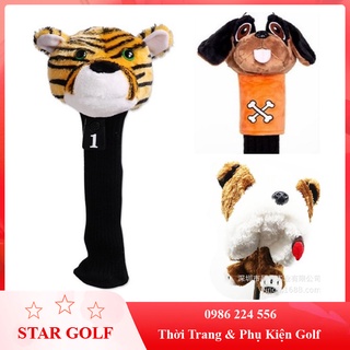 Cover driver gậy golf hình thú bọc đầu gậy bảo vệ shop GOLF PRO CD001