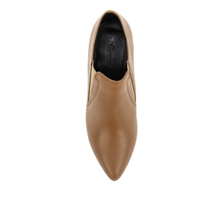 Giày boot da cổ thấp pha thun Senta Boot338