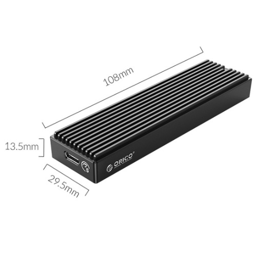 Box đựng Ổ cứng NVME SSD ORICO NGFF M2 2.5 tốc độ 10Gbps- Chính hãng