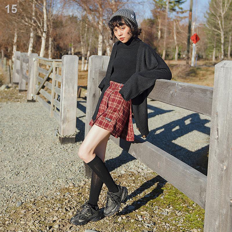 3 đôi tất chân nhỏ dài màu đen 100% cotton mùa hè sành điệu instagram cho nữ ống cao đến đầu gối jk kiểu Nhật mẫu
