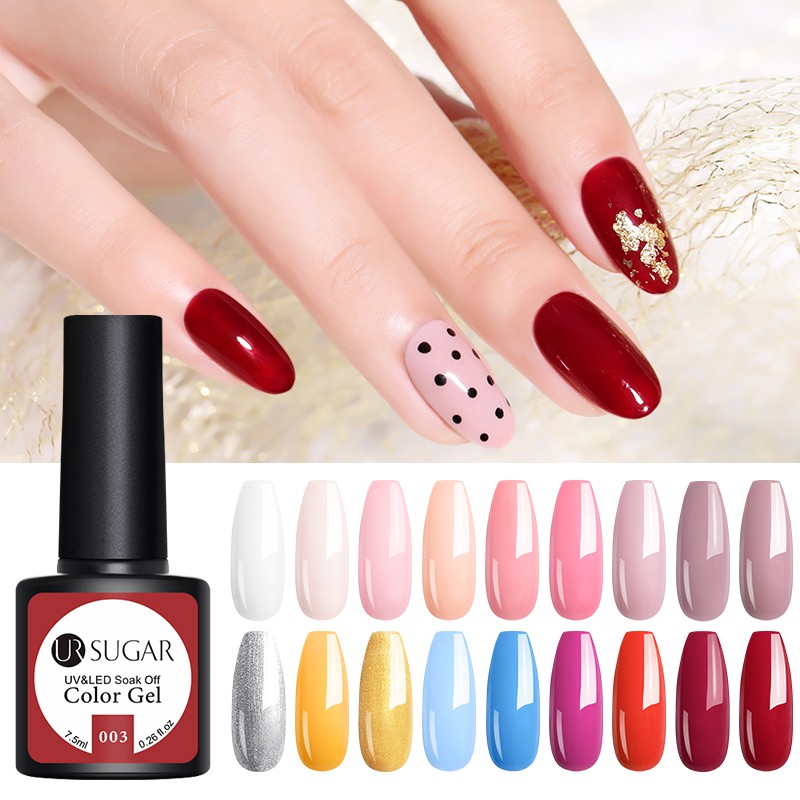 Set 3 gel sơn móng tay UR SUGAR chuyên dụng chất lượng cao