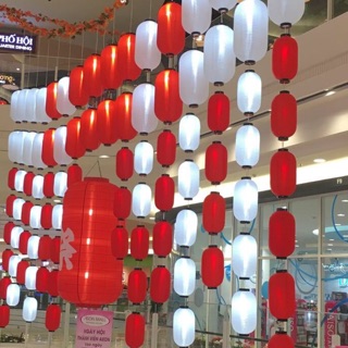 Đèn Trang Trí kiểu Nhật Bản-vải dù