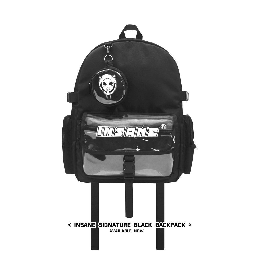 [Balo Insane®] Signature Backpack ver 2.0 - màu Đen