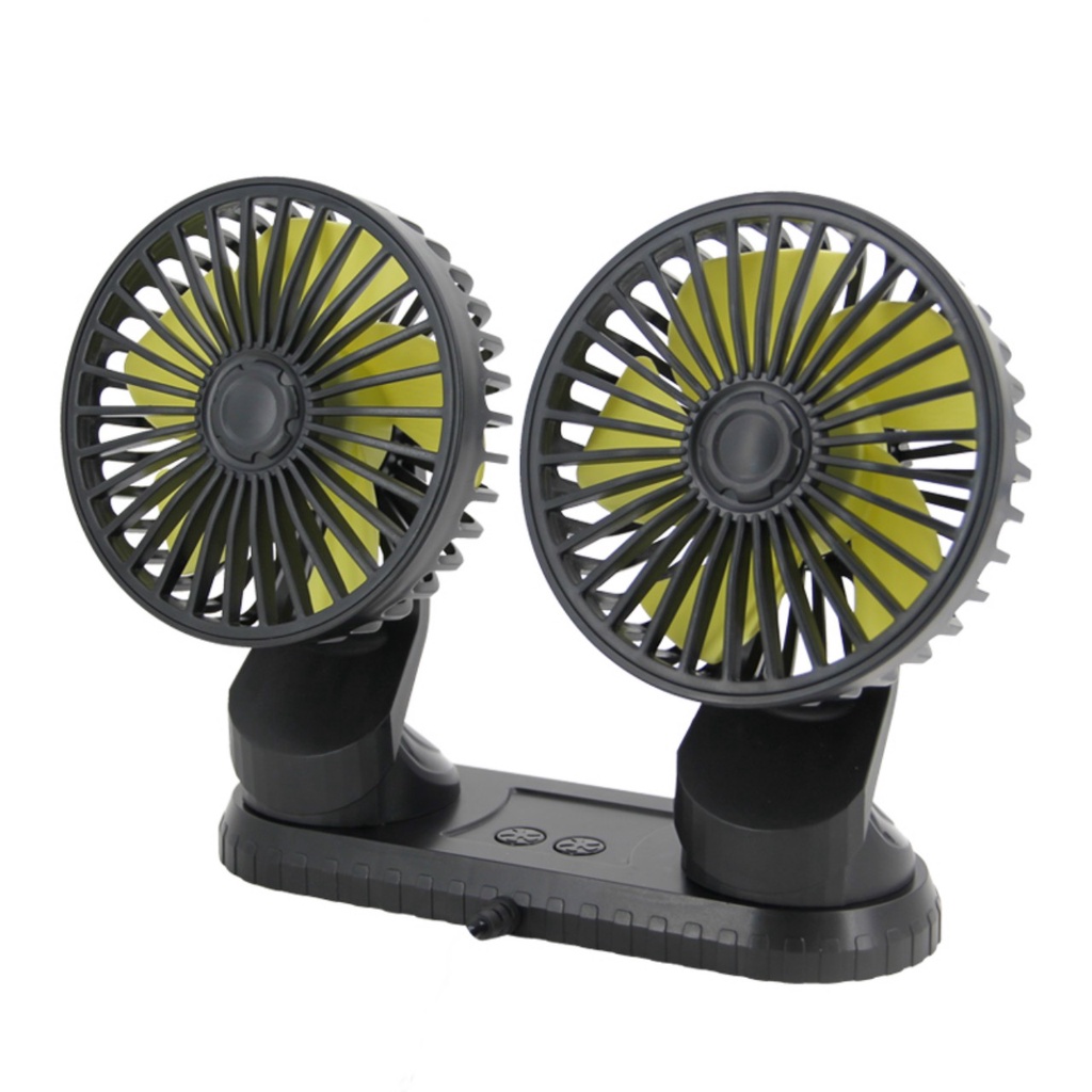 Quạt mini 5V, 12v, 24v xoay 360 tiện ích trên ô tô, xe hơi, bàn làm việc