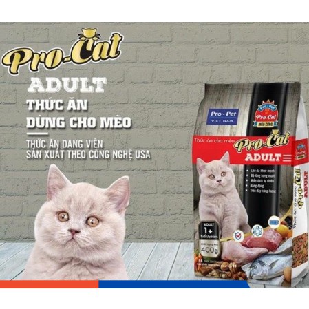 combo 5 gói thức ăn cho mèo Pro Cat