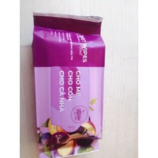 Combo 10 gói khăn ướt cao cấp baby wipes 80gr