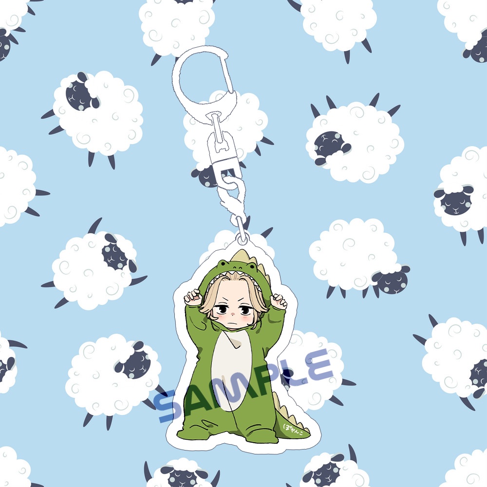 Móc khóa MIKEY mặc đồ thú TOKYO REVENGERS anime chibi mica trong acrylic