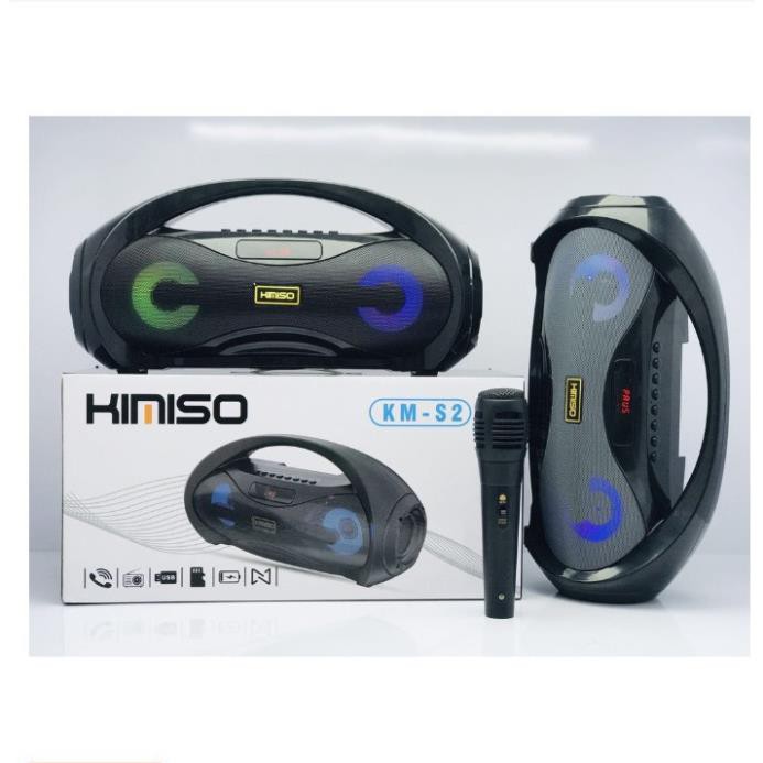 [Sẵn Hàng Giao Ngay] Loa Bluetooth KIMISO KM - S1 ,S2 (tặng kèm Mic có dây)