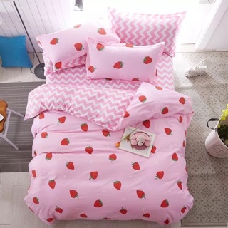 Bộ 5 Món Vỏ Chăn Ga Gối Coton poly cao cấp