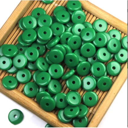 100 Hạt Xỏ Bằng Acrylic Dùng Làm Trang Sức Thủ Công