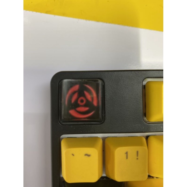 Keycap mắt Sharingan trong phim Naruto.Có làm mắt khác