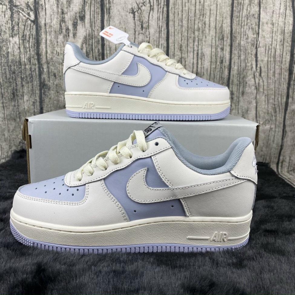 🌸Siêu Hot🌸 Giày Sneaker  AF1 Khoai Môn Trắng Xanh Kem Cream Cao Cấp Nam Nữ Full Size Đầy Đủ Bill + Box